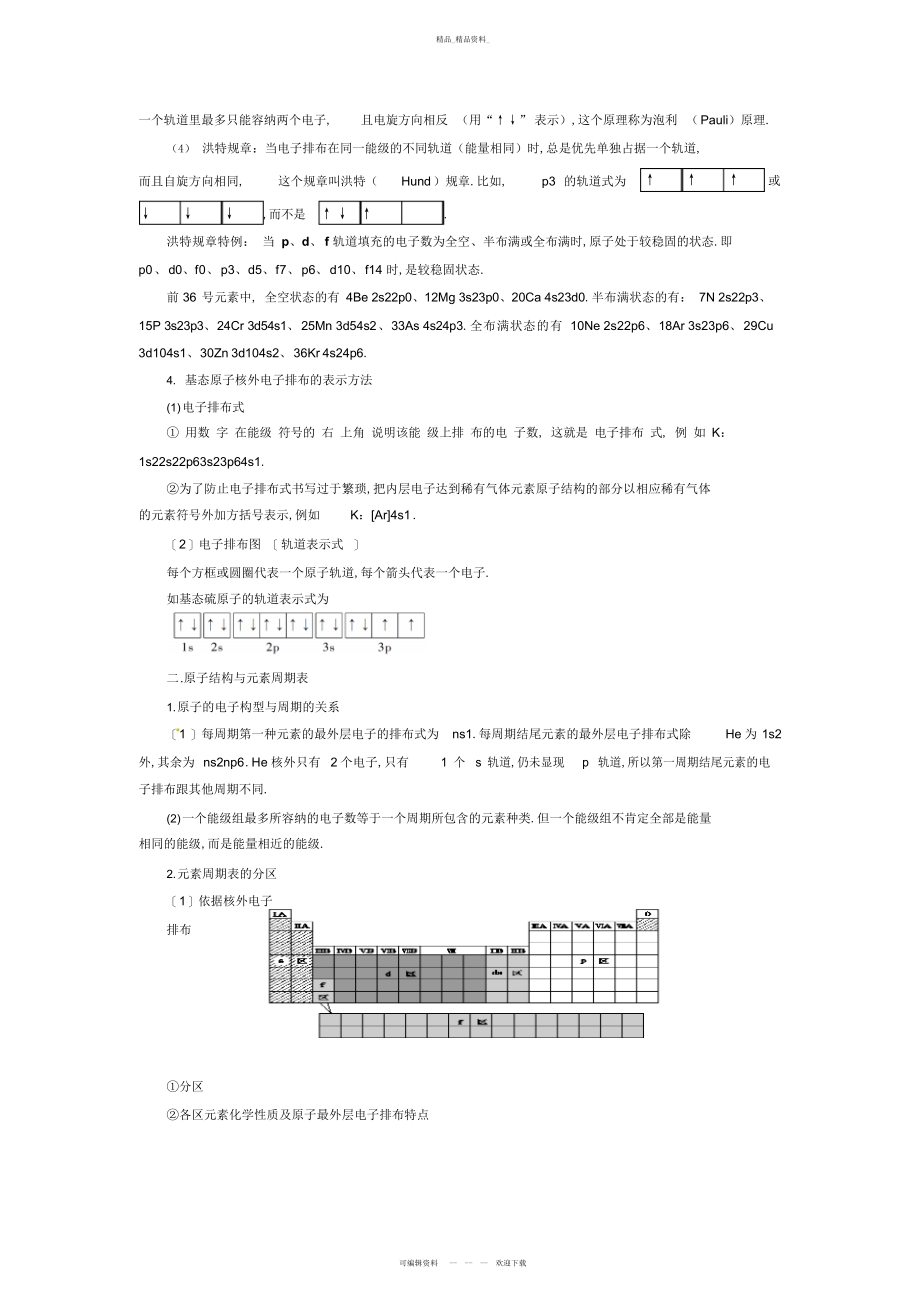 2022年第一章原子结构与性质知识点总结 .docx_第2页