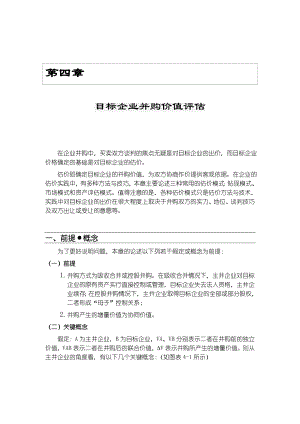 目标企业并购价值评估报告研讨.docx