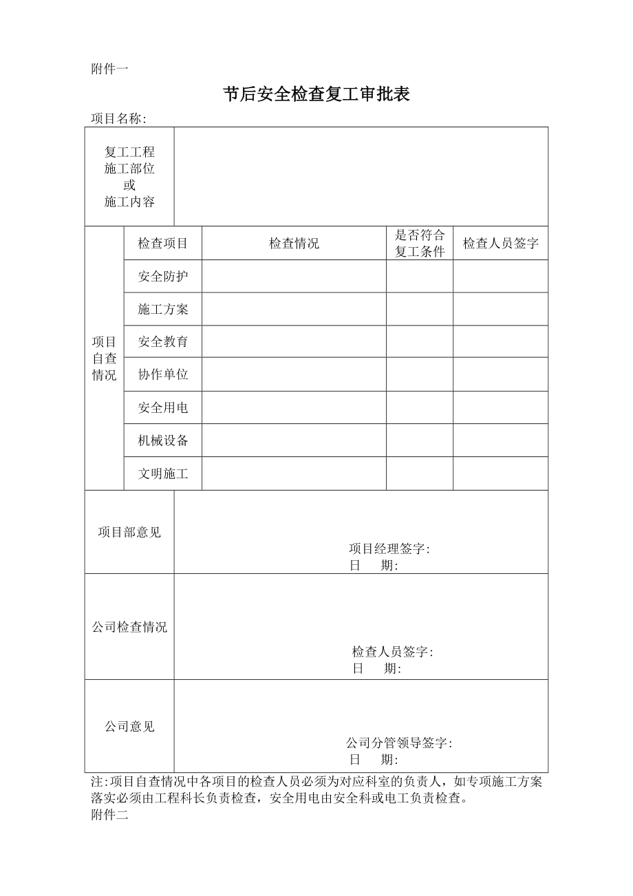 节后安全检查复工审批表(9页).doc_第2页