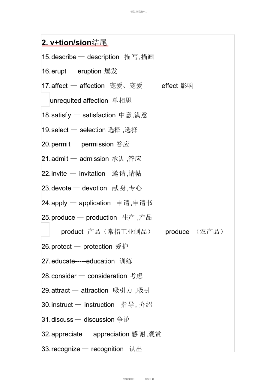 2022年英语词汇词性转换总结与归纳 .docx_第2页