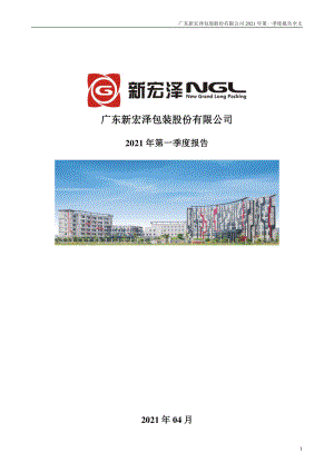 新宏泽：2021年第一季度报告全文.PDF