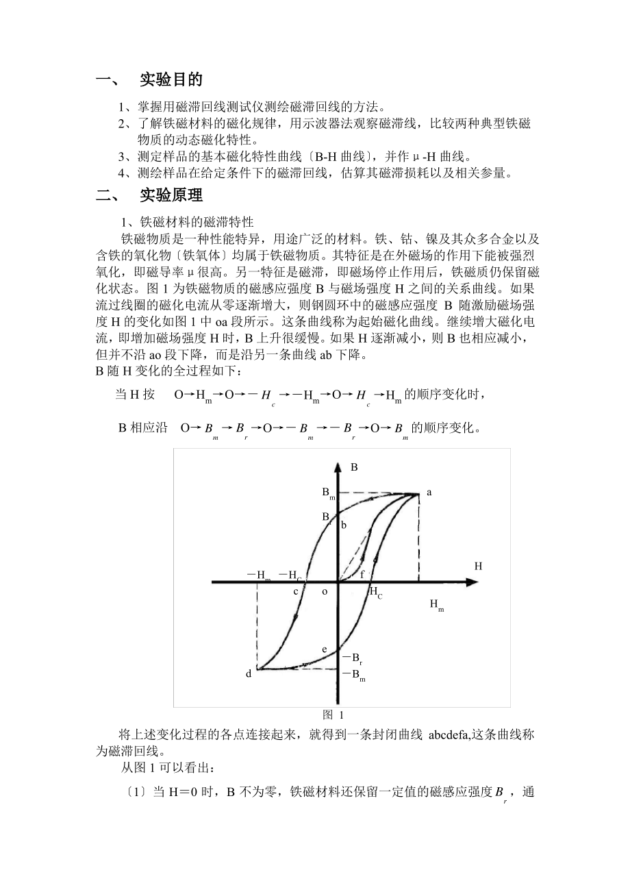 铁磁材料的磁滞回线圈和基本磁化曲线.pdf_第2页