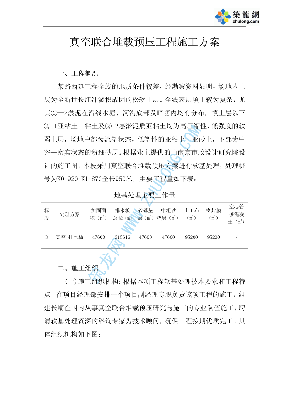 真空联合堆载预压工程施工方案_PDF.PDF_第1页