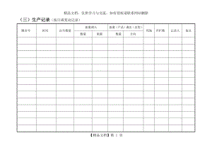 养殖场生产记录表格.doc