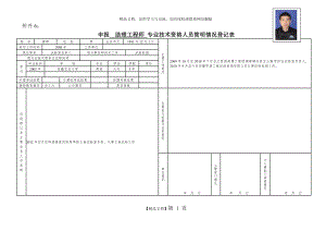 申报专业技术资格人员简明情况登记表.doc