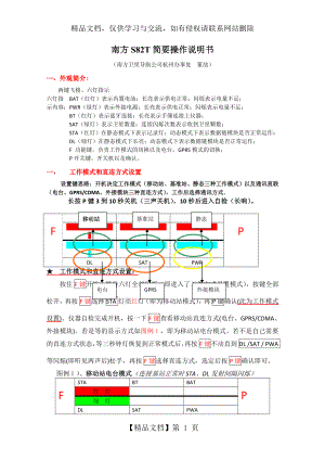 南方S82GPS简要操作说明书.doc