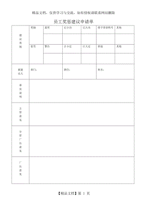 员工奖惩建议申请单.docx