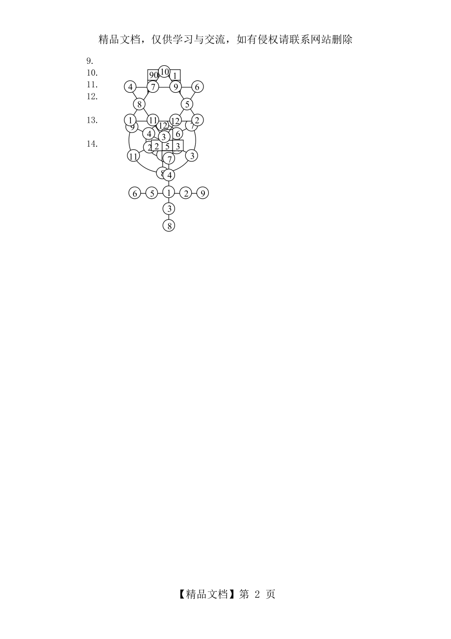 四年级奥数题：数阵图习题及答案(B).doc_第2页