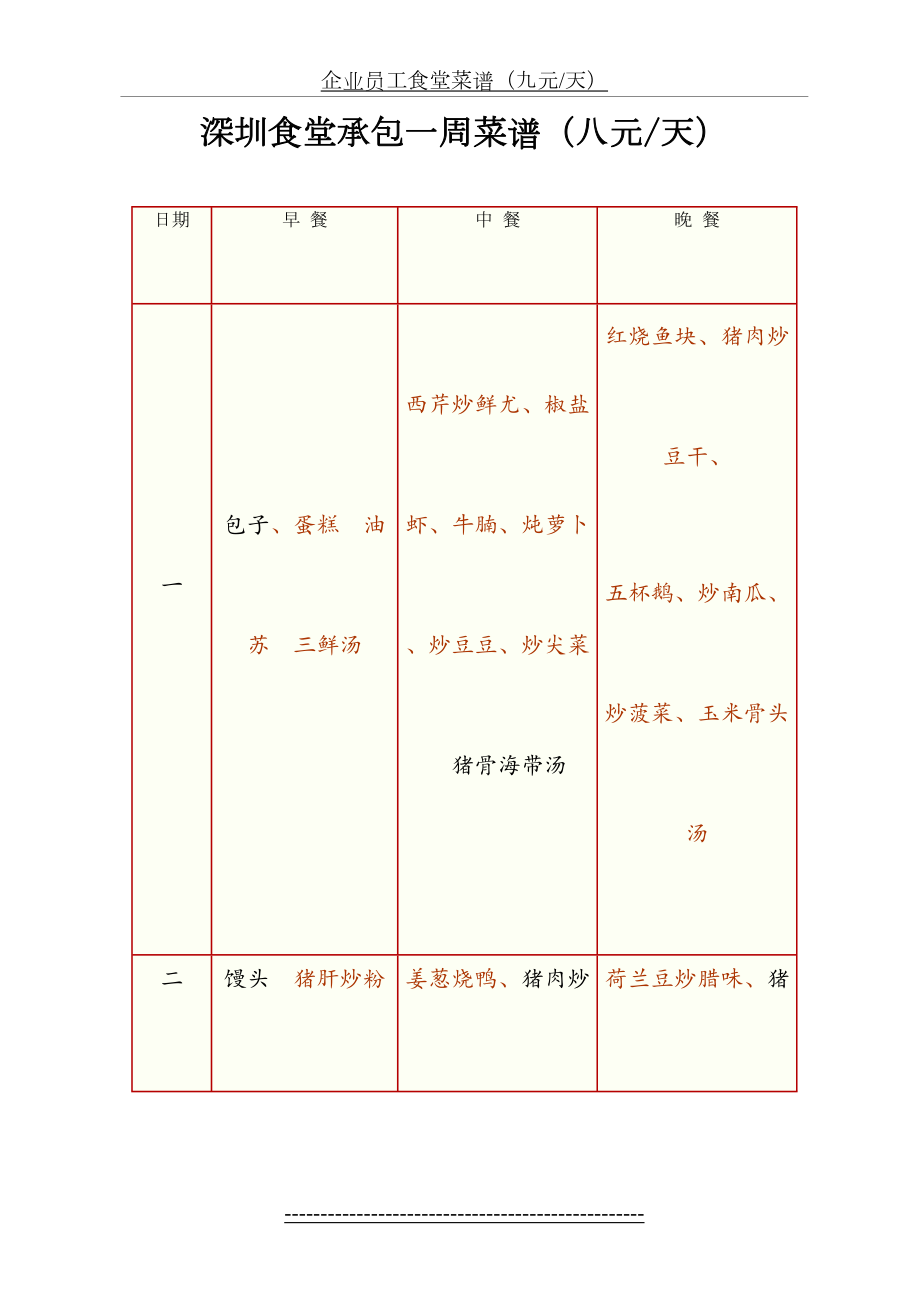 企业员工食堂菜谱(1).doc_第2页