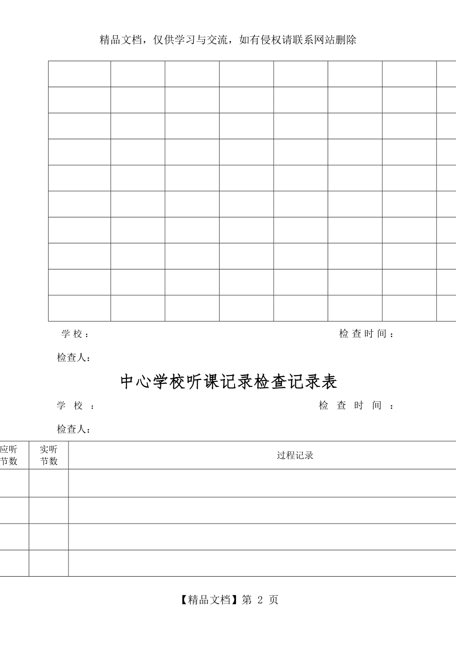 作业、教案课程、听课记录检查表.doc_第2页