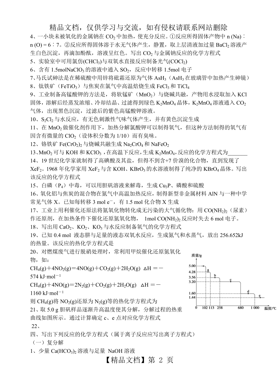 信息型方程式书写练习.docx_第2页