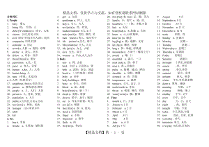 全国高中英语单词分类记忆.doc