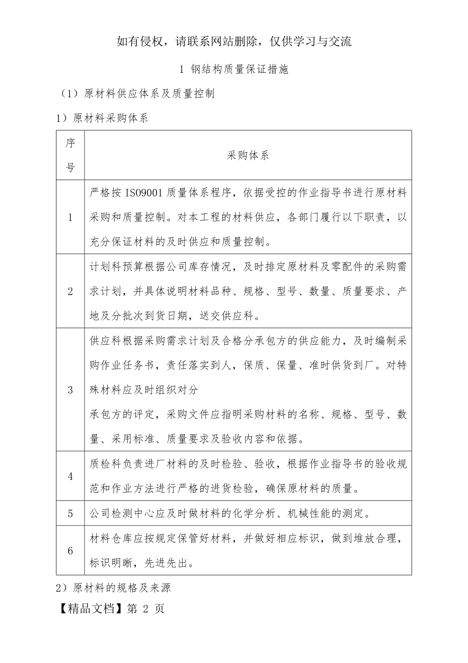 1 钢结构质量保证措施共37页word资料.doc_第2页