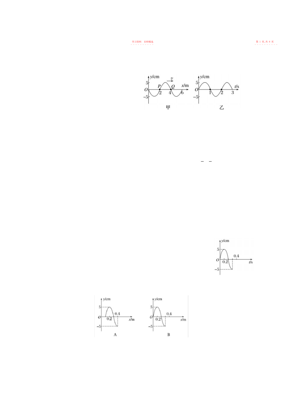 2022年高二物理机械波图像分析题目带答案.docx_第2页