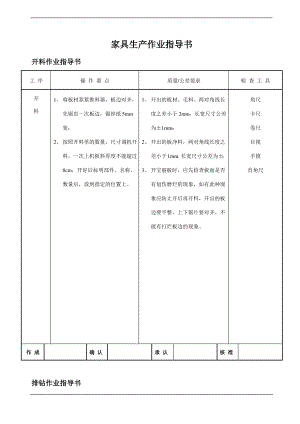 家具生产作业指导书汇编.pdf