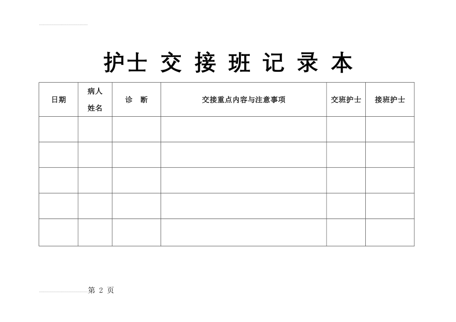 护士交接班记录本(3页).doc_第2页