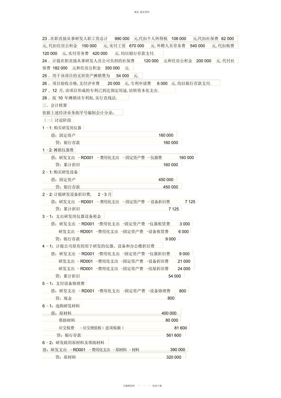 2022年高新技术账务处理 .docx_第2页