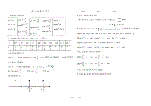 2022年高考三角函数知识点总结.docx