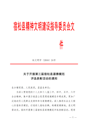 医学专题一宿松精神文明建设指导委员会文件.docx