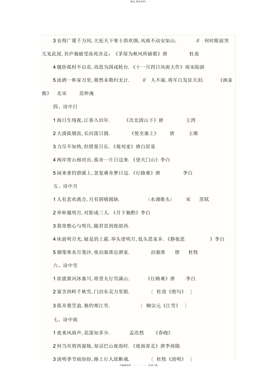 2022年高考古诗词名句归类复习资料 .docx_第2页