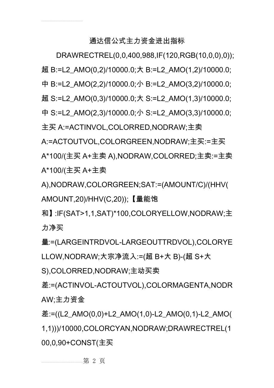 通达信公式主力资金进出指标(7页).doc_第2页