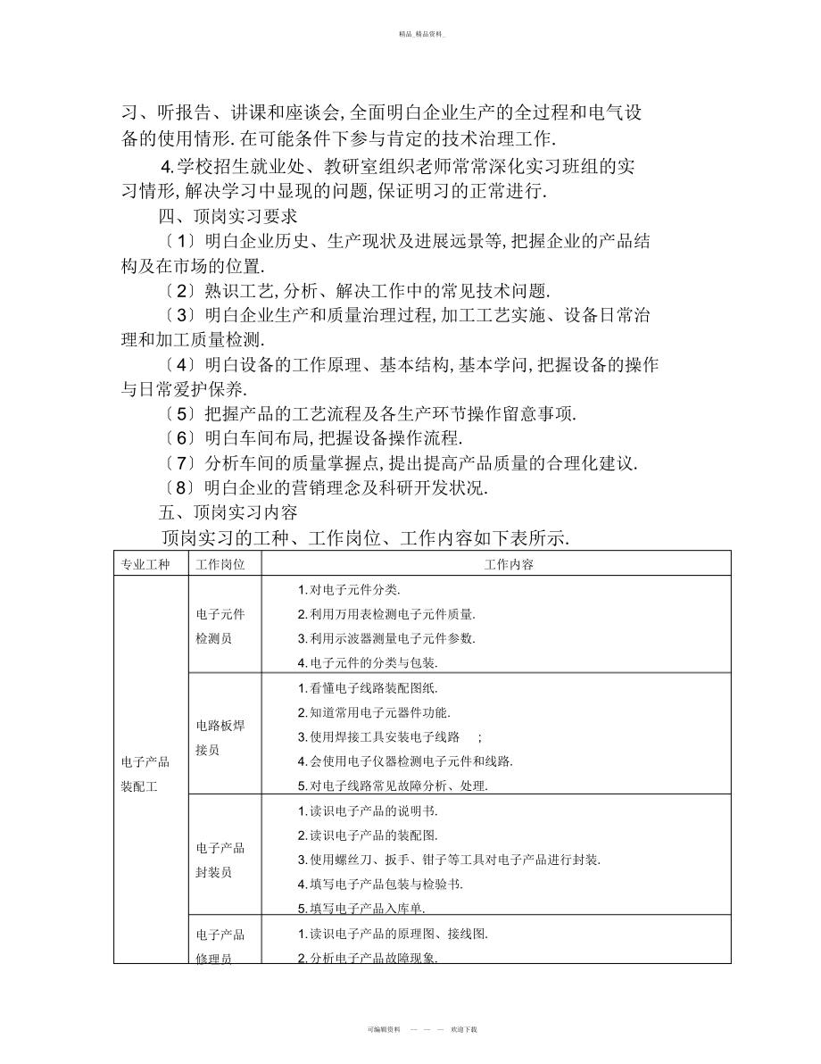 2022年顶岗实习计划 .docx_第2页