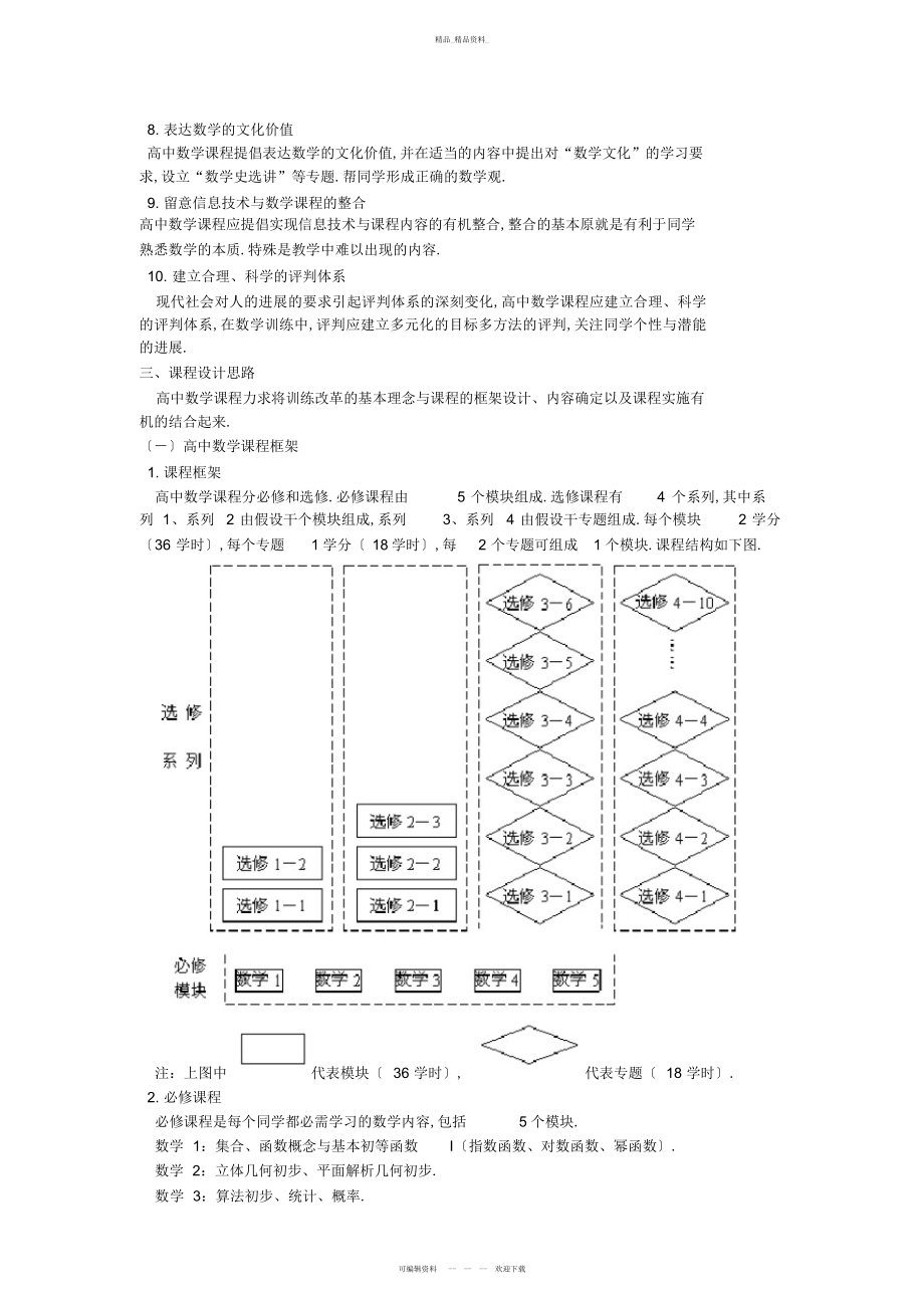 2022年高中数学课程标准内容分析全面 .docx_第2页