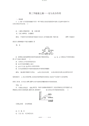 2022年高中生物必修一课时训练 12.docx