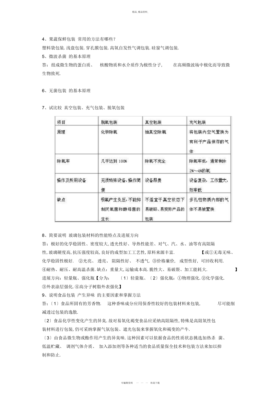 2022年食品包装学试题及答案 .docx_第2页