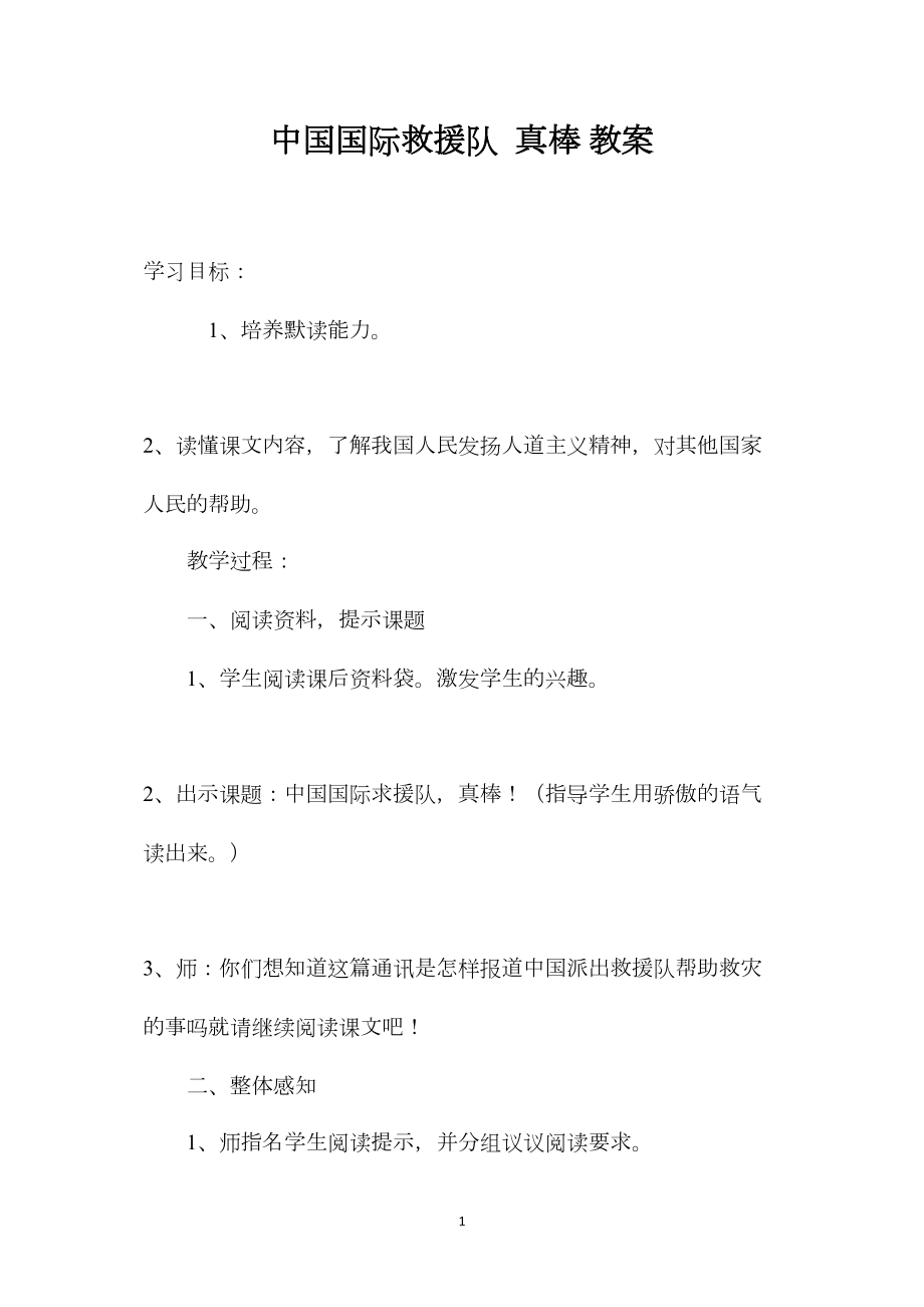 中国国际救援队真棒教案.docx_第1页