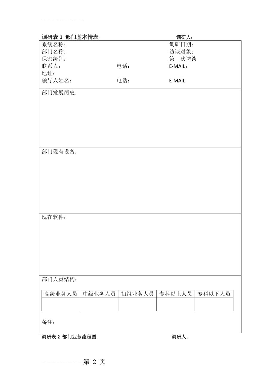 需求调研表模板(6页).doc_第2页