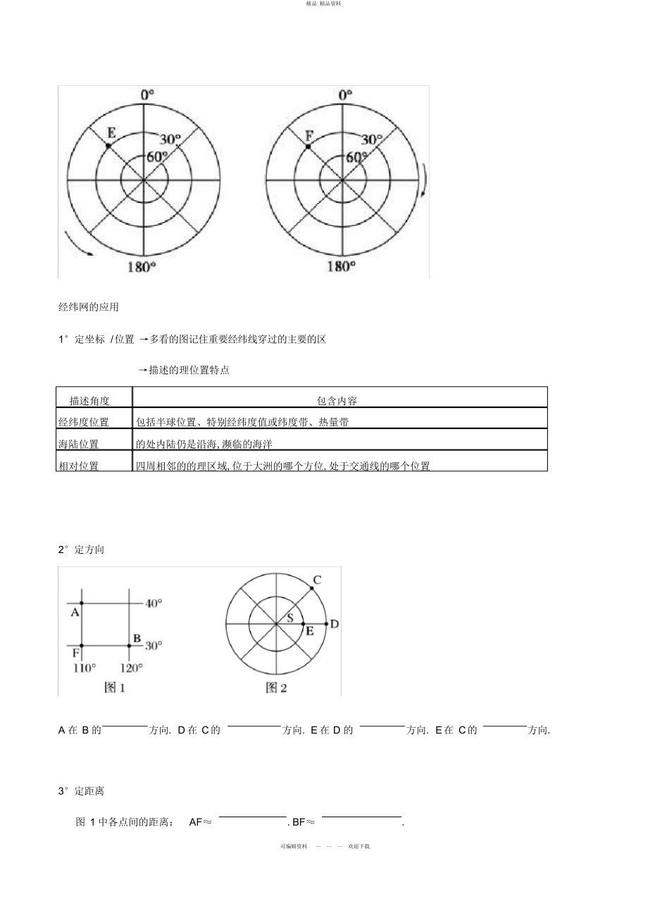 2022年高考地理一轮复习地球与地图 .docx_第2页