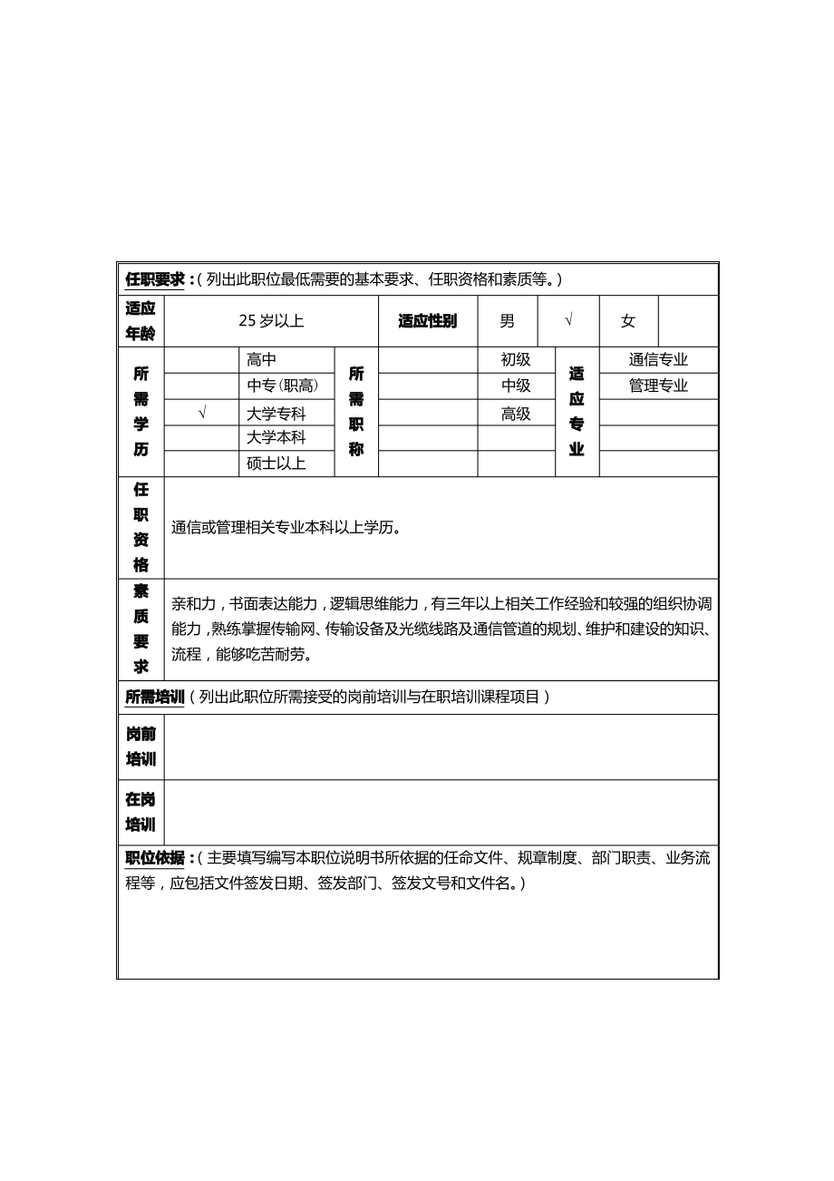 基础网络部管线维护管理岗位描述(doc 2页).pdf_第2页