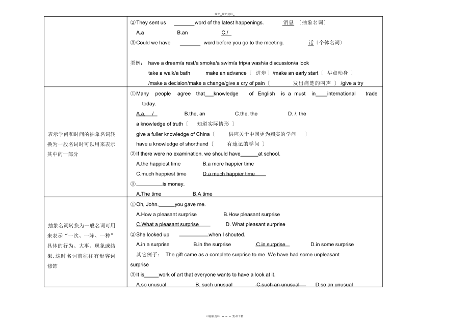 2022年高考英语语法单选归纳 .docx_第2页