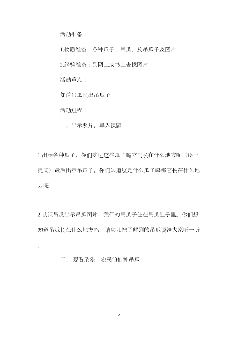 中班主题活动吊瓜教案反思.docx_第2页