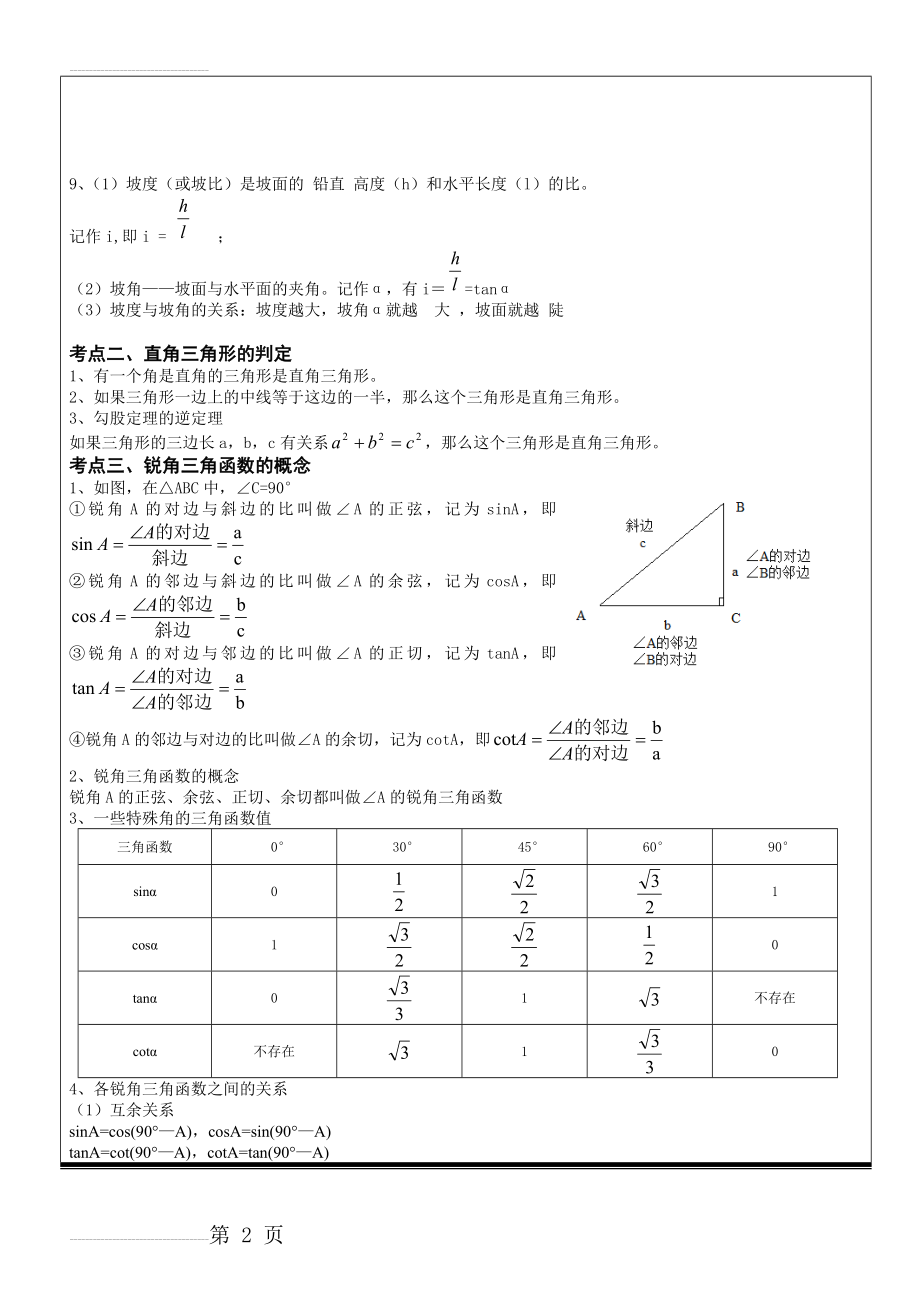 解直角三角形超经典例题讲解(11页).doc_第2页