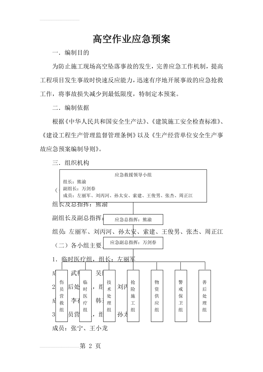 高空作业应急预案(7页).doc_第2页