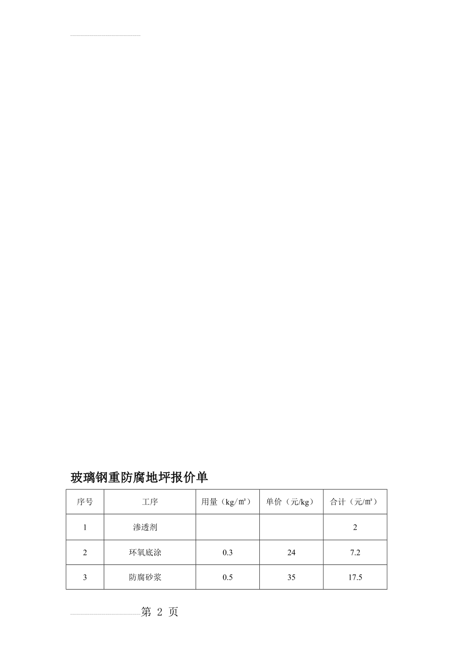 玻璃钢重防腐地坪报价单(7页).doc_第2页