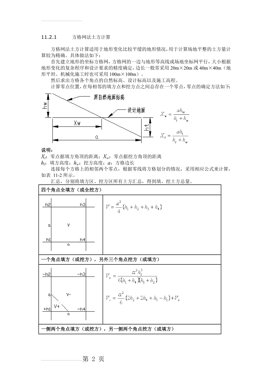 方格网土方计算公式(3页).doc_第2页