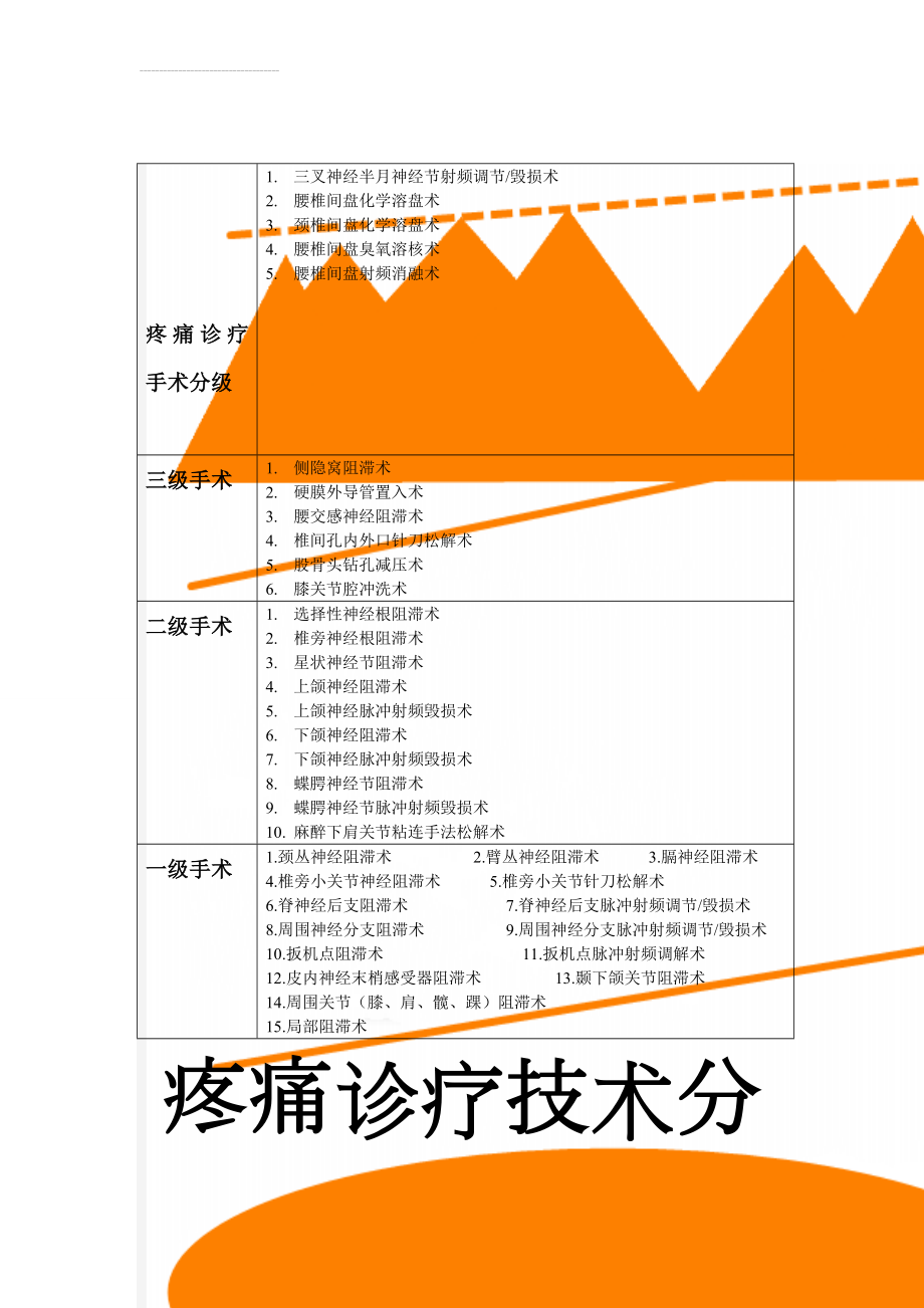 疼痛诊疗手术分级(2页).doc_第1页