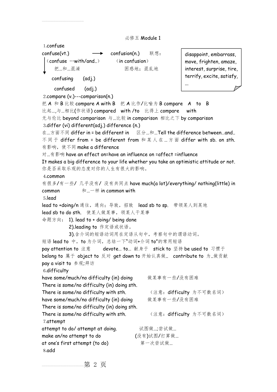 高中英语必修五知识点外研版(6页).doc_第2页