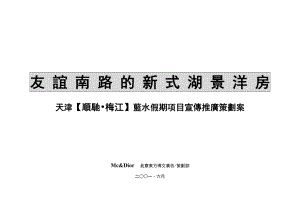 天津某项目宣传推广策划案.docx