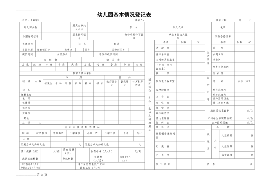 最新幼儿园基本情况登记表(3页).doc_第2页