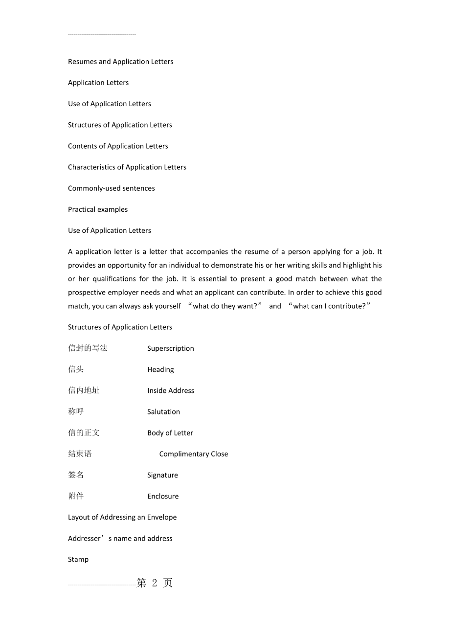 通信专业英语简历(12页).doc_第2页