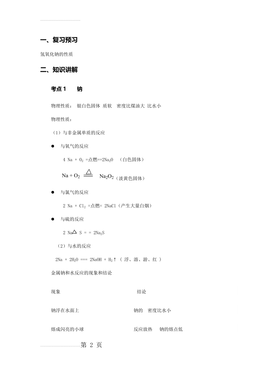 钠及其化合物标准教案(18页).doc_第2页