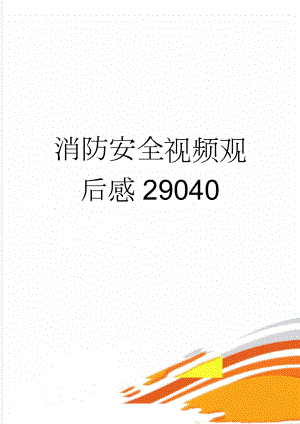 消防安全视频观后感29040(2页).doc