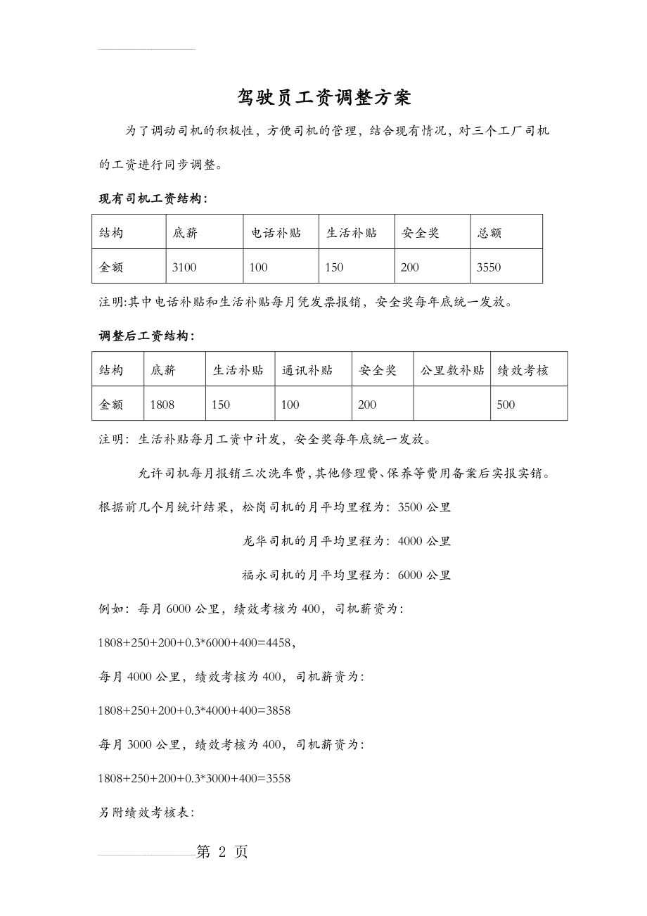 驾驶员的工资调整方案(3页).doc_第2页