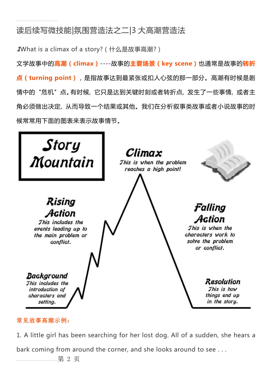 读后续写微技能氛围营造法之二3大高潮营造法(6页).doc_第2页