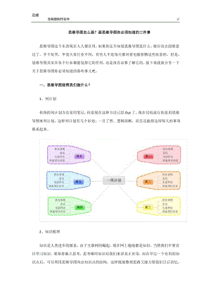 思维导图怎么画？画思维导图你必须知道的三件事.pdf