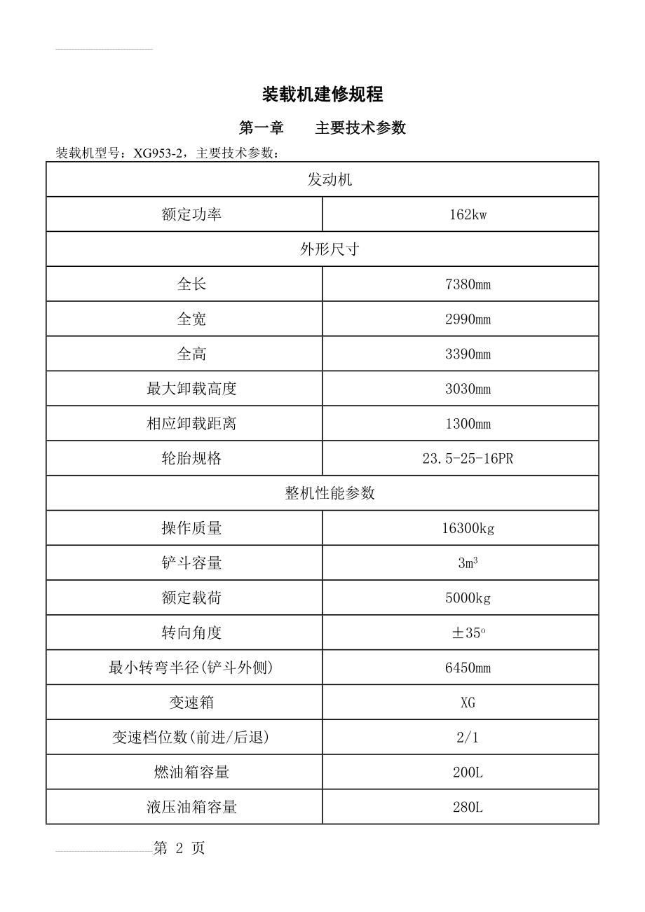 装载机检修规程(8页).doc_第2页